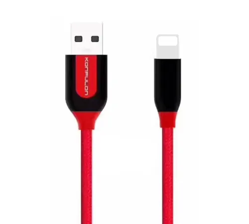 S51 Lightning Kablo iphone Uyumlu 1M 3A - Kırmızı