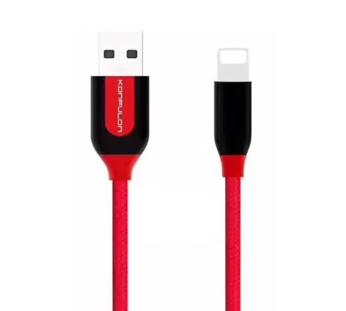 S51 Lightning Kablo iphone Uyumlu 1M 3A - Kırmızı