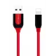 S51 Lightning Kablo iphone Uyumlu 1M 3A - Kırmızı