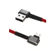 S73 Micro USB Kablo 1M 2.1A - Kırmızı