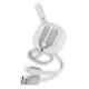 S80 Lightning Kablo iphone Uyumlu 20cm-1M 2A - Beyaz