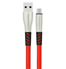 S88 Metal Uçlu Micro USB Kablo 1M 2.4A - Kırmızı