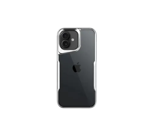 Apple iPhone 16 Plus Kılıf Boyi Silikon Kapak - Gümüş