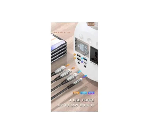 CN01 Powerbank 45.000 mAh Kamp Şarj PD - Beyaz