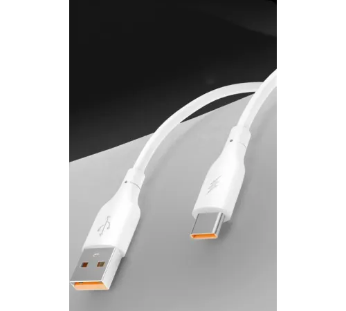 DC64 USB to Lightning 1M 3.0A Hızlı Şarj Kablo - Beyaz