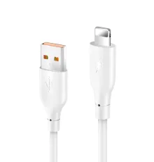 DC64 USB to Lightning 1M 3.0A Hızlı Şarj Kablo - Beyaz