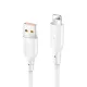 DC64 USB to Lightning 1M 3.0A Hızlı Şarj Kablo - Beyaz