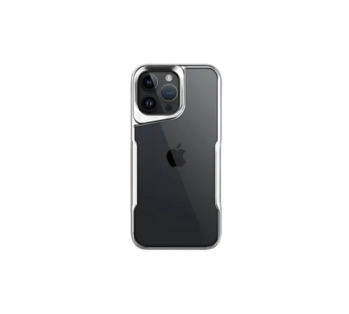 Apple iPhone 16 Pro Max Kılıf Boyi Silikon Kapak - Gümüş