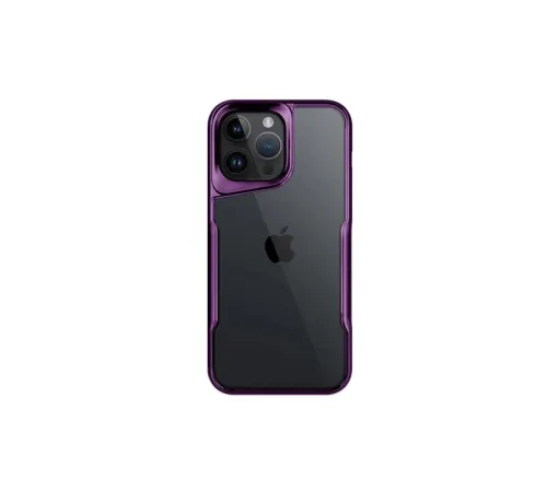 Apple iPhone 16 Pro Max Kılıf Boyi Silikon Kapak - Derin Mor