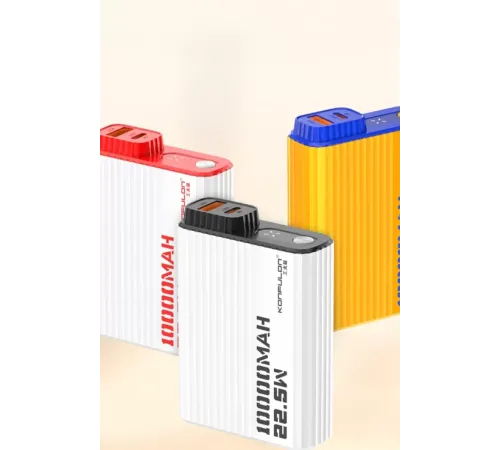 A40Q 10.000 mAh PD 20W Mini Powerbank - Siyah-Beyaz