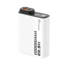 A40Q 10.000 mAh PD 20W Mini Powerbank - Siyah-Beyaz