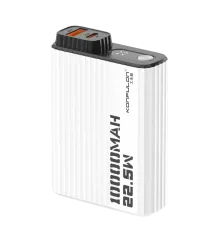 A40Q 10.000 mAh PD 20W Mini Powerbank - Siyah-Beyaz