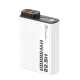 A40Q 10.000 mAh PD 20W Mini Powerbank - Siyah-Beyaz