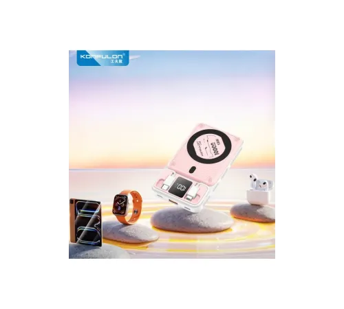 M25W 10.000 mAh 20W PD Magsafe Powerbank - Pembe