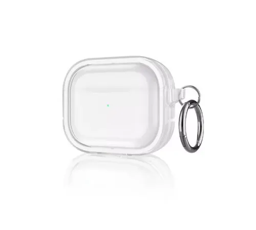 Airpods Pro 2 (2.nesil) Shiny Şeffaf Kılıf - Beyaz