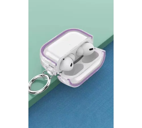 Airpods Pro 2 (2.nesil) Shiny Şeffaf Kılıf - Sierra Blue