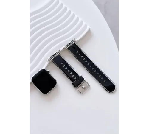 Watch 38mm Jelly Silikon Kordon - Siyah