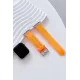 Watch 38mm Jelly Silikon Kordon - Turuncu