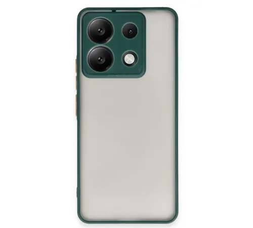 Xiaomi Redmi Note 13 5G Kılıf Montreal Silikon Kapak - Yeşil