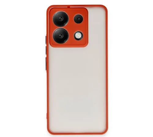 Xiaomi Redmi Note 13 5G Kılıf Montreal Silikon Kapak - Kırmızı