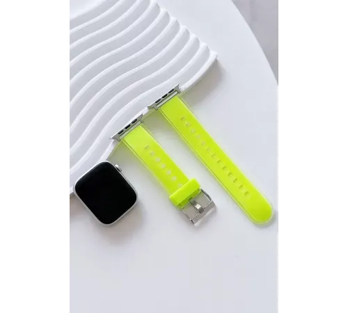 Watch 45mm Jelly Silikon Kordon - Yeşil
