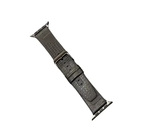 Watch 45mm Buff Deri Kordon - Siyah