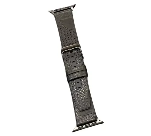 Watch 45mm Buff Deri Kordon - Siyah
