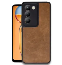 Vivo V30 Lite 4G Kılıf Aras Deri Kapak - Taba