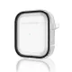 Airpods 4 (4.nesil) Shiny Şeffaf Kılıf - Siyah