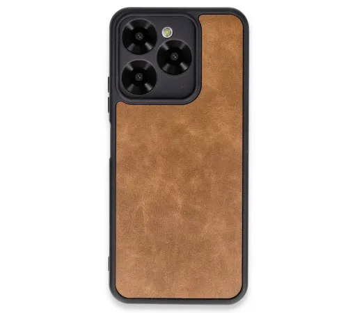 General Mobile Era 30 Kılıf Aras Deri Kapak - Taba