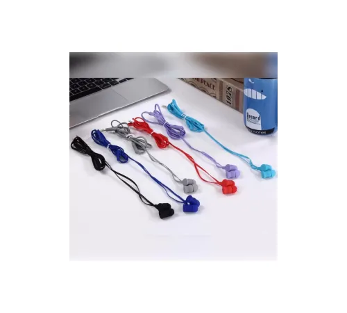 KR-207 Mıknatıslı Kablolu Kulaklık - Mavi