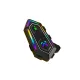 KRM2 RGB Motosiklet Sürücüleri İçin IPX6 Su Geçirmez Özellikli Kablosuz Bluetooth Kulaklık - Siyah