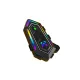 KRM2 RGB Motosiklet Sürücüleri İçin IPX6 Su Geçirmez Özellikli Kablosuz Bluetooth Kulaklık - Siyah
