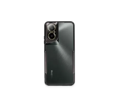 Realme 12 Lite Kılıf Boyi Silikon Kapak - Siyah