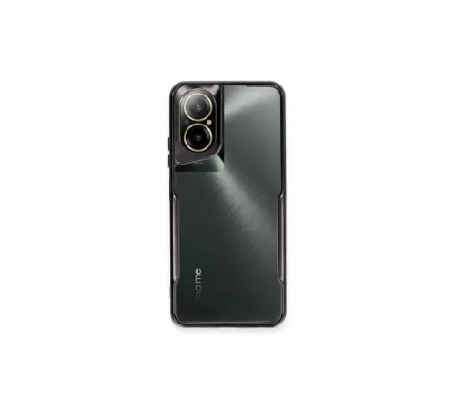 Realme 12 Lite Kılıf Boyi Silikon Kapak - Siyah