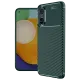 Realme 12 Lite Kılıf Auto Focus Karbon Kapak - Koyu Yeşil