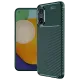 Realme 12 Lite Kılıf Auto Focus Karbon Kapak - Koyu Yeşil