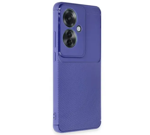 Reno 11F Kılıf Auto Focus Karbon Kapak - Lacivert