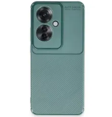 Reno 11F Kılıf Auto Focus Karbon Kapak - Koyu Yeşil