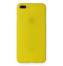 Apple iPhone 7 Plus Kılıf PP Ultra İnce Kapak - Sarı