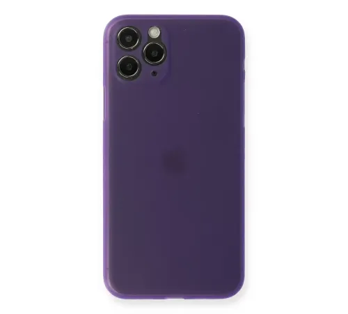 Apple iPhone 11 Pro Kılıf PP Ultra İnce Kapak - Mor