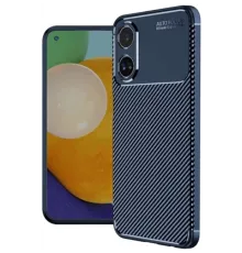 A38 Kılıf Auto Focus Karbon Kapak - Lacivert