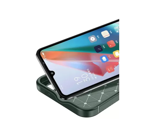 A38 Kılıf Auto Focus Karbon Kapak - Koyu Yeşil