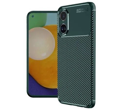 A38 Kılıf Auto Focus Karbon Kapak - Koyu Yeşil