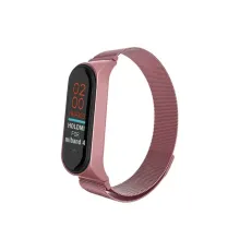 Mi Band 4 Metal Mıknatıslı Kordon - Rose