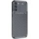 Vivo V30 Lite 4G Kılıf Auto Focus Karbon Kapak - Siyah