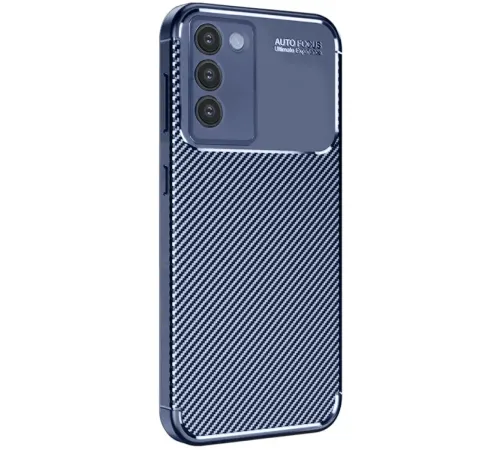 Vivo V30 Lite 4G Kılıf Auto Focus Karbon Kapak - Lacivert
