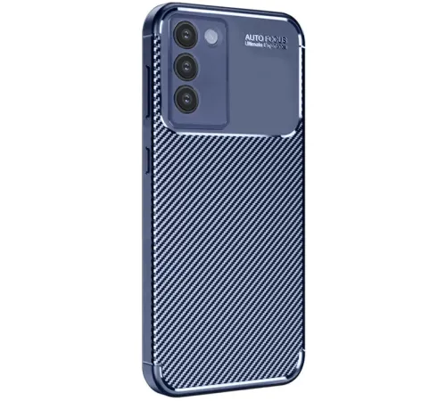 Vivo V30 Lite 4G Kılıf Auto Focus Karbon Kapak - Lacivert