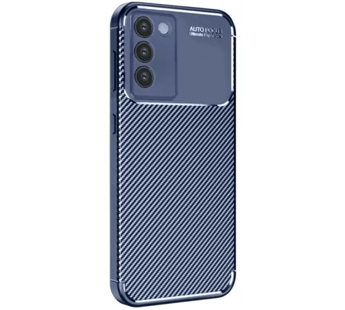 Vivo V30 Lite 4G Kılıf Auto Focus Karbon Kapak - Lacivert