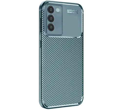 Vivo V30 Lite 4G Kılıf Auto Focus Karbon Kapak - Koyu Yeşil